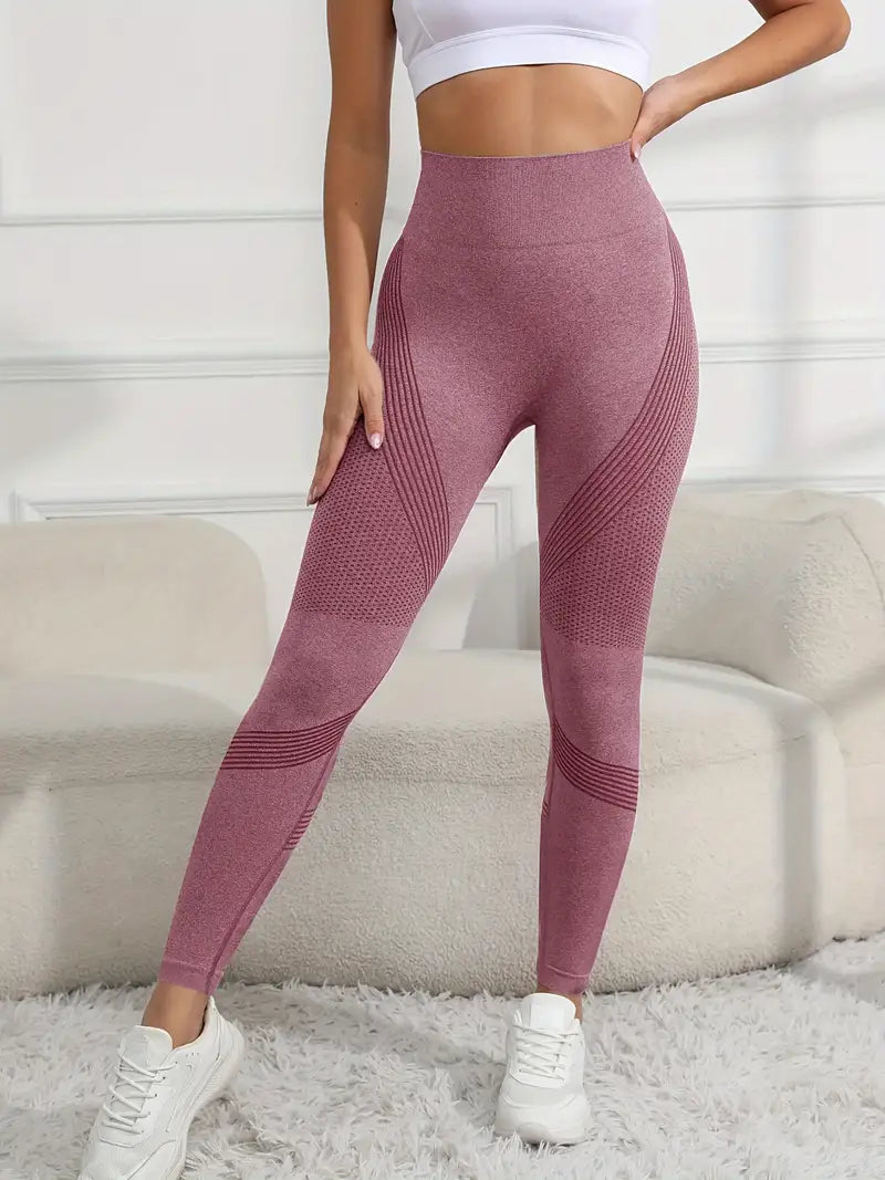 Evolution Seamless Leggings Burgundy