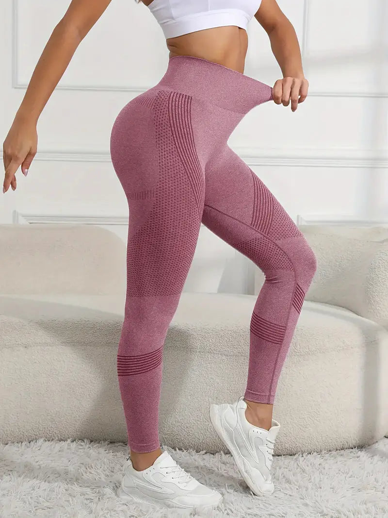 Evolution Seamless Leggings Burgundy