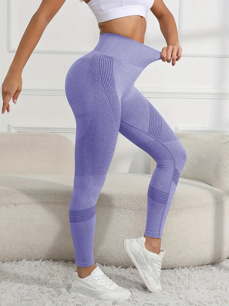 Evolution Seamless Leggings Dark Violet