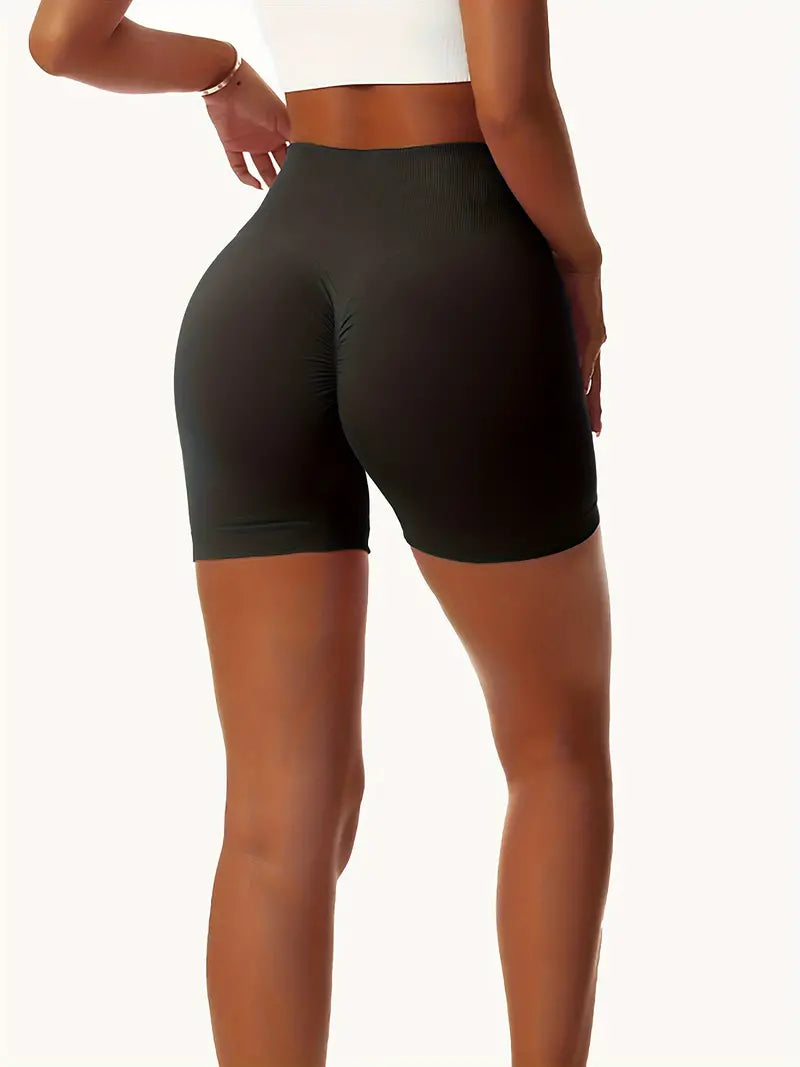 Define Scrunch Seamless Shorts Black