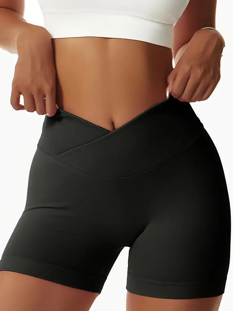 Define Scrunch Seamless Shorts Black