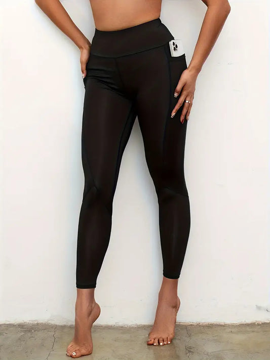 Essential Leggings with Pockets Black