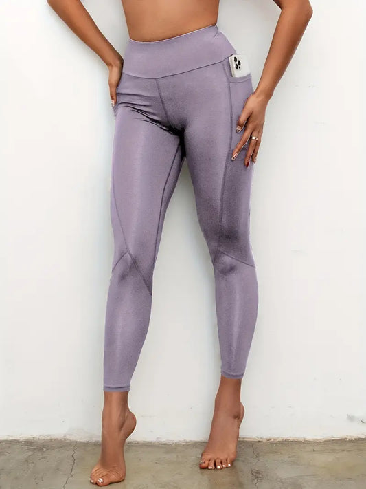 Essential Leggings with Pockets Light Purple