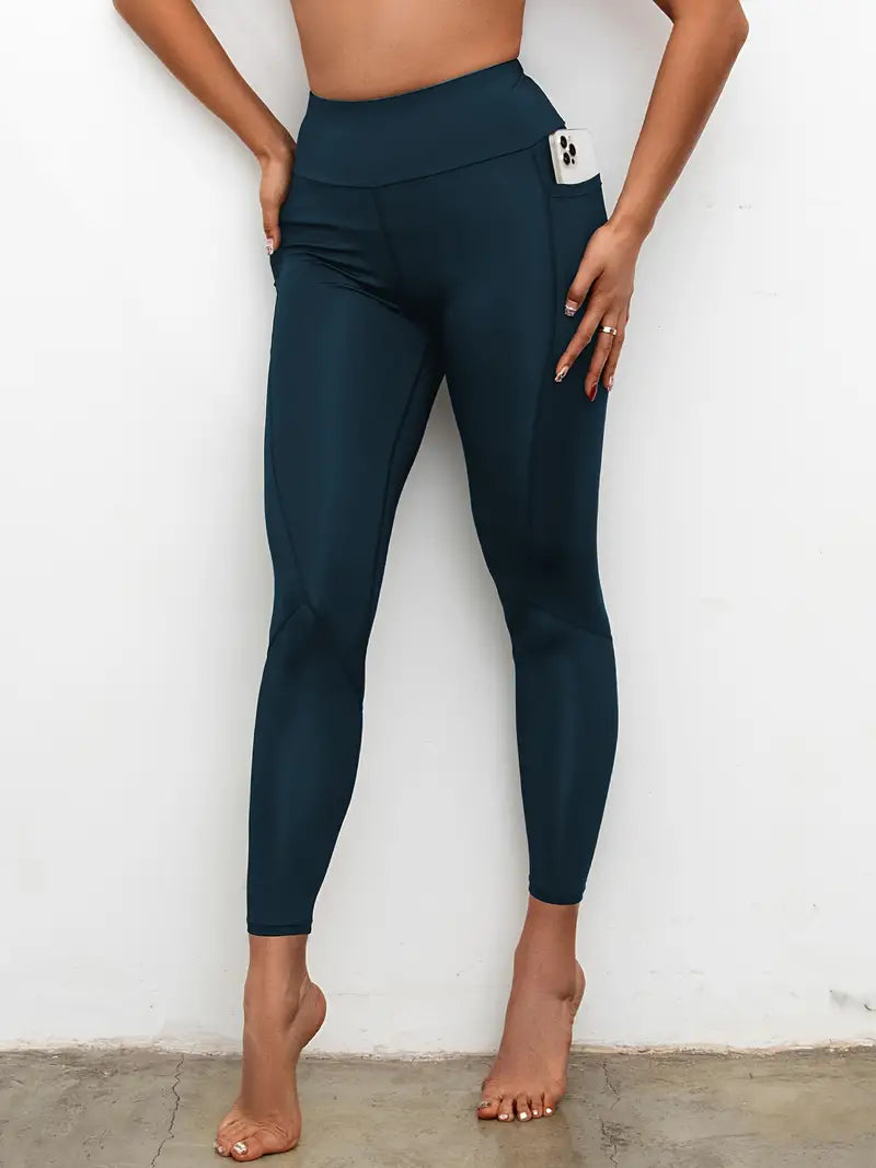 Essential Leggings with Pockets Navy blue