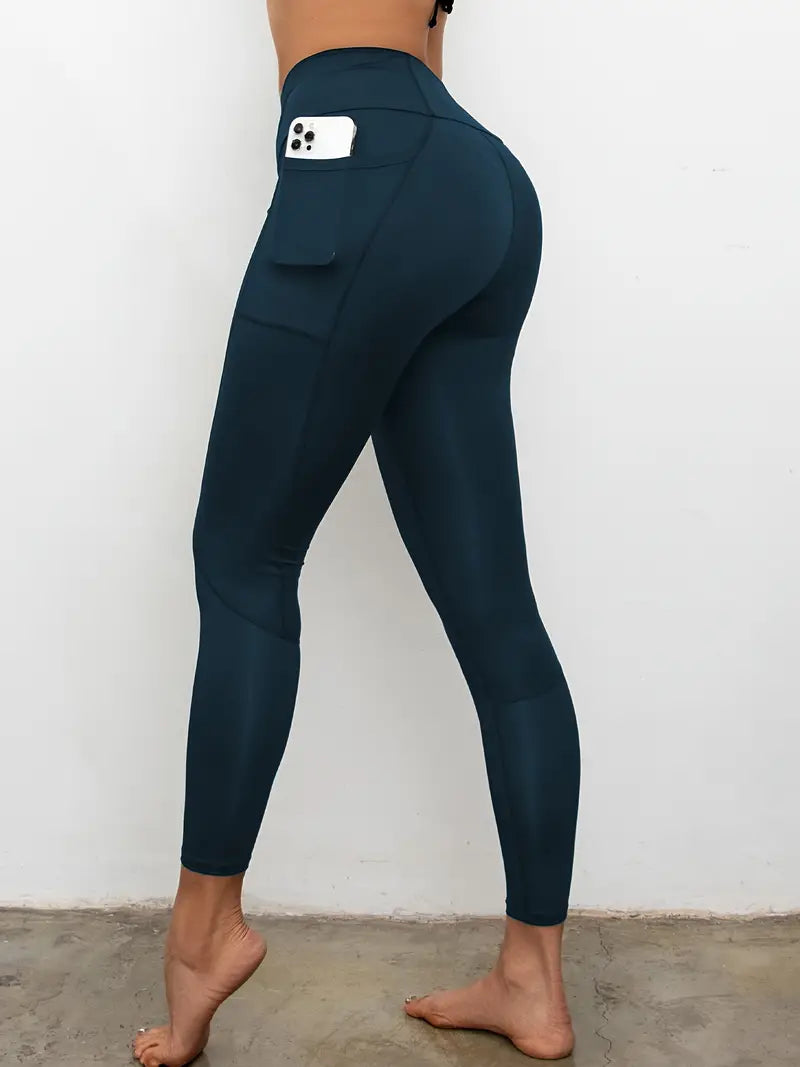 Essential Leggings with Pockets Navy blue