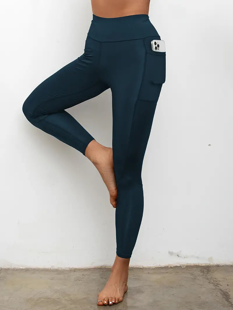 Essential Leggings with Pockets Navy blue