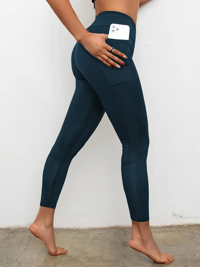 Essential Leggings with Pockets Navy blue