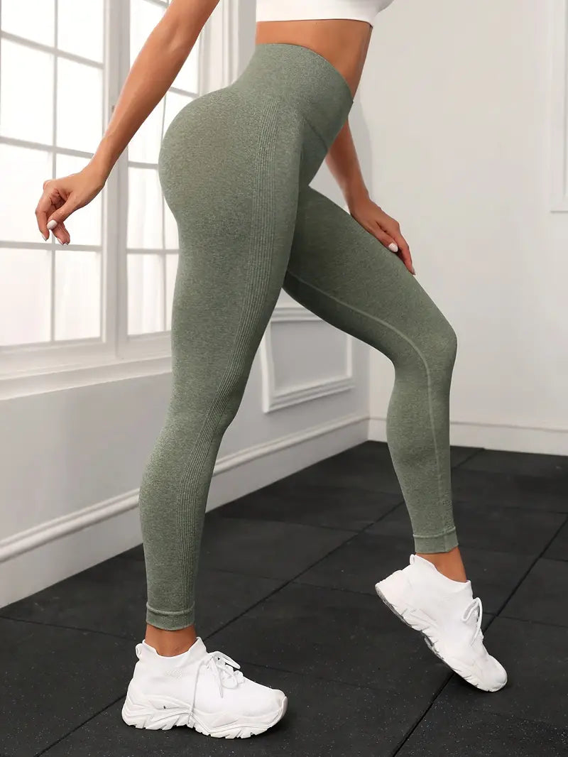 Power Seamless Leggings Green