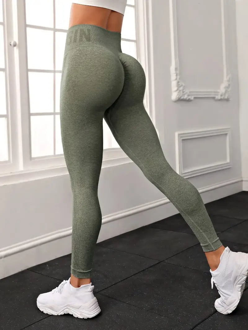 Power Seamless Leggings Green