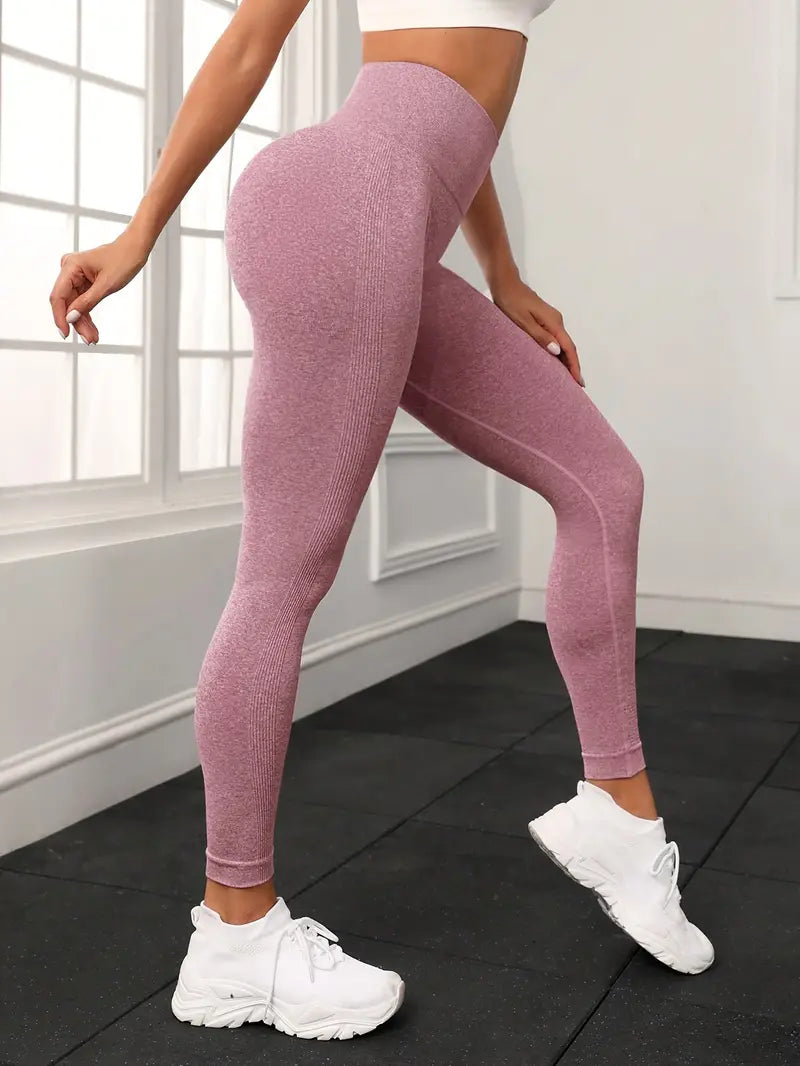 Power Seamless Leggings Salmon